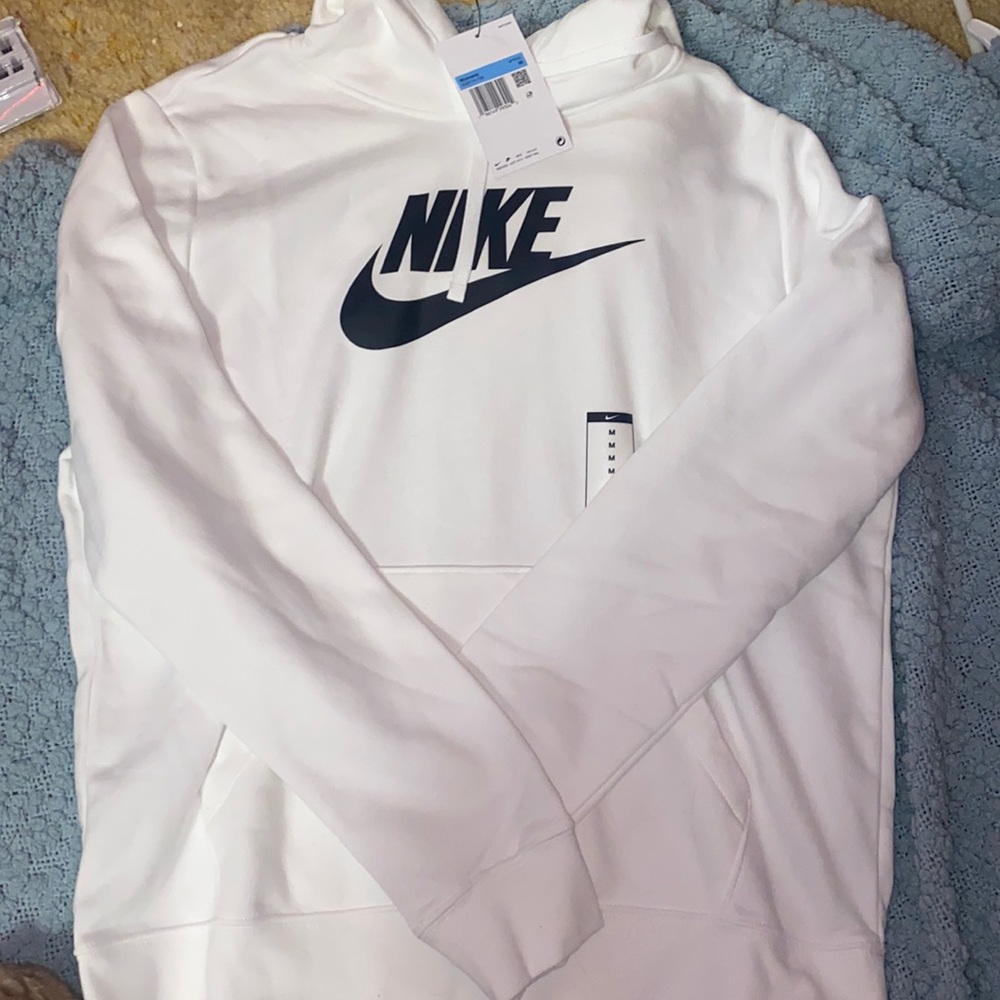 White Nike hoodie